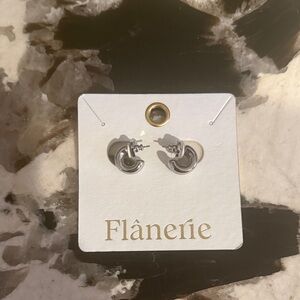 Silver Twist Earrings